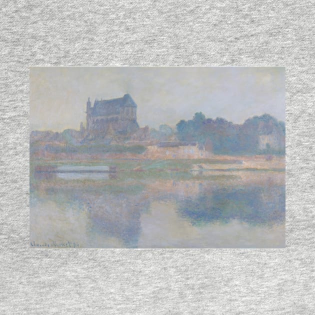 L'eglise De Vernon, Temps Gris by Claude Monet by Classic Art Stall